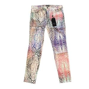 ✨NWT✨ Marciano Multicolor Snake Print Skinny Jeans